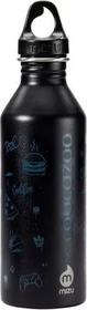 Coocazoo Edelstahl Trinkflasche 750ml black & blue