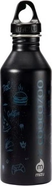 Coocazoo Edelstahl Trinkflasche 750ml black & blue