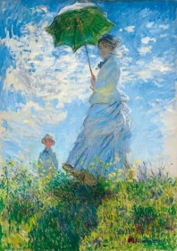 Bluebird Puzzle Claude Monet Woman with a Parasol - Madame Monet and Her Son