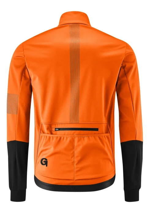 Gonso Valaff Fahrradjacke shocking orange/black