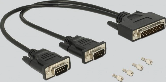 DeLOCK 1x DB44/2x DB9 seriell, PCIe 2.0 x1
