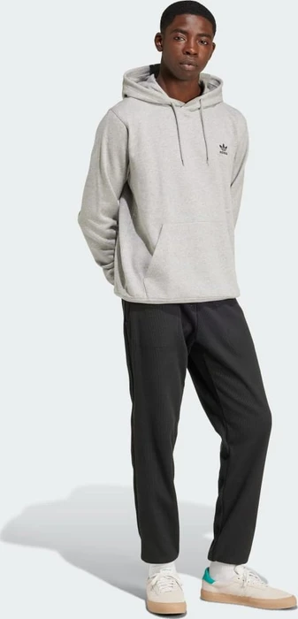 adidas Trefoil Essentials Hoodie medium grey heather (Herren)