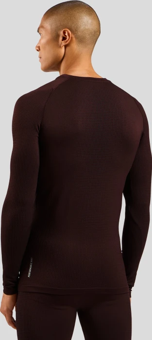 Odlo Performance Warm Baselayer Funktionsshirt langarm fudge (Herren)