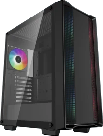DeepCool CC560 ARGB [V2], schwarz, Glasfenster