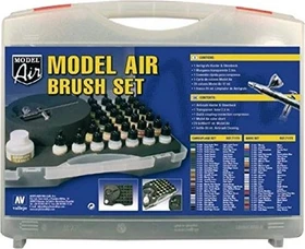 Vallejo Model Air Basic & Airbrush Farbset, 30-tlg.