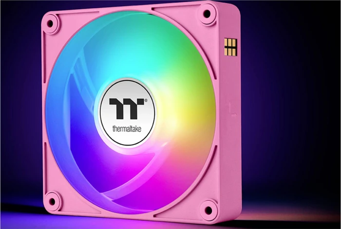 Thermaltake CT120 EX ARGB Sync Pink, rosa/weiß, 120mm, 3er-Pack