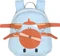 Lässig Tiny Drivers Propeller Flugzeug blau Kindergartenrucksack Vorschaubild