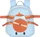 Lässig Tiny Drivers Propeller Flugzeug blau Kindergartenrucksack (1203021295)