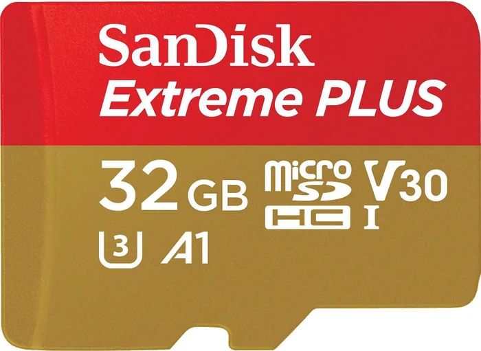 SanDisk Extreme PLUS R100/W90 32GB Kit, UHS-I U3, A1, Class 10