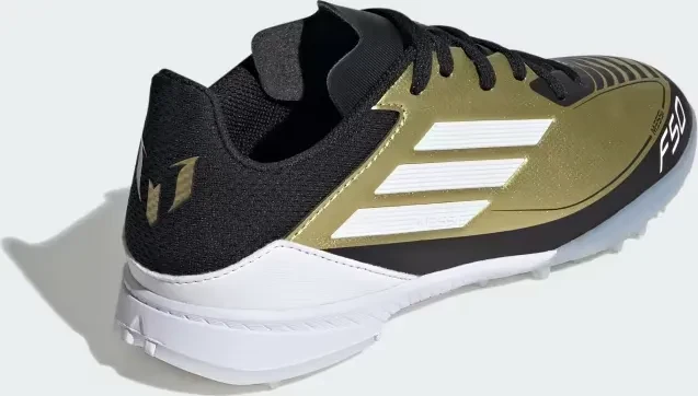 adidas F50 League Messi TF gold metallic/cloud white/core black (Junior)