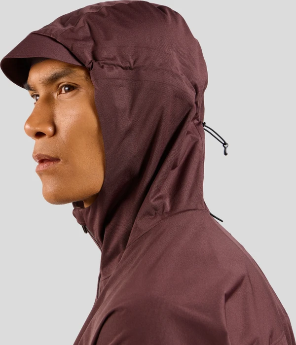 Odlo Waterproof X-Alp Performance Knit Laufjacke fudge (Herren)