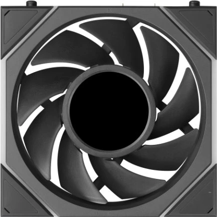 Lian Li Uni Fan TL LCD FLEX ARGB Reverse, schwarz, LED-Steuerung, Fernbedienung, 120mm, 3er-Pack