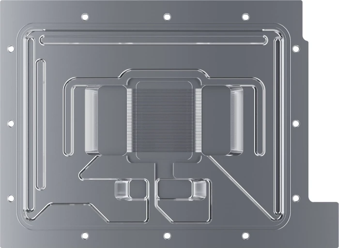 Alphacool Eisblock Aurora Acryl GPX-N NVIDIA RTX 4080 Strix mit Backplate