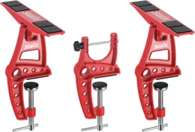 Swix Travel XC, 3er Set Einspannvorrichtung rot