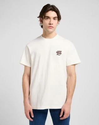 Lee Relaxed Graphic T-Shirt kurzarm ecru (Herren)