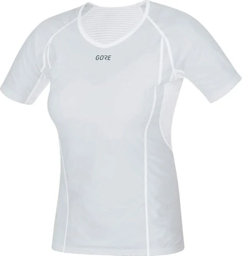 Gore Wear Windstopper Base Layer Funktionsshirt kurzarm light grey/white (Damen)