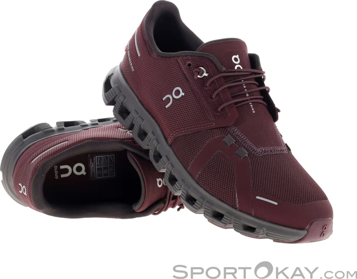 On Cloud 6 mulberry/pebble (Herren)