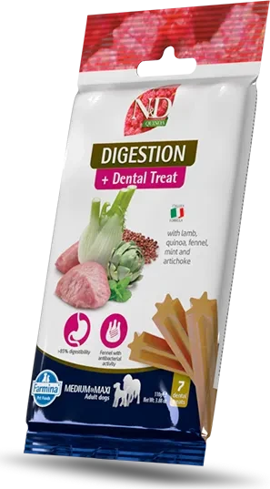 Farmina N&D Quinoa, Dental Treat Digestion Medium & Maxi, 100g