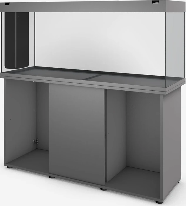Juwel Rio 450 LED Aquarium-Set mit Unterschrank, grau/grau, 450l