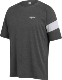 Rapha Trail Tech Tee Funktionsshirt kurzarm dark grey/light grey (Herren)