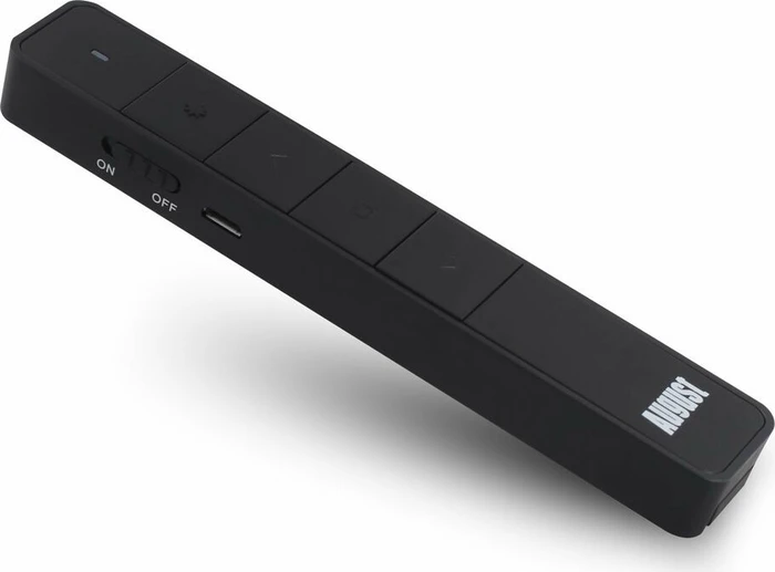 August LP310B Air Mouse Presenter mit Laserpointer schwarz, USB-A
