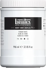 Liquitex Professional Heavy Body Acrylic titanium white, 946ml