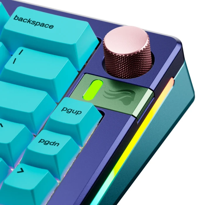Glorious Gaming Rotary Knob für GMMK 3 PRO Tastatur und GMMK Numpads, Aluminium, Arcade Pink, rosa, 1 Taste