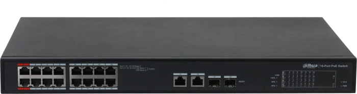 Dahua CS41 Rackmount Smart Switch, 16x RJ-45, 2x RJ-45/SFP, 240W PoE++