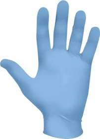 Showa 7500PF EBT Biologisch abbaubar Nitril Einweghandschuhe M blau, 100 Stück