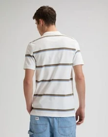 Lee Regular Pique Poloshirt kurzarm halogen safari stripe (Herren)