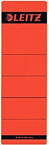 Leitz Rückenschilder für Standard-/Hartpappe-Ordner kurz/breit, rot