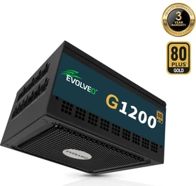 Evolveo Gold Series G1200 schwarz 1200W, ATX 3.1