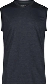 CMP Piquestrick Funktionsshirt ärmellos anthrazit (Herren)