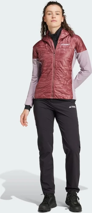 adidas Terrex Xperior Varilite Hybrid Primaloft Funktionsjacke preloved fig/burgundy (Damen)