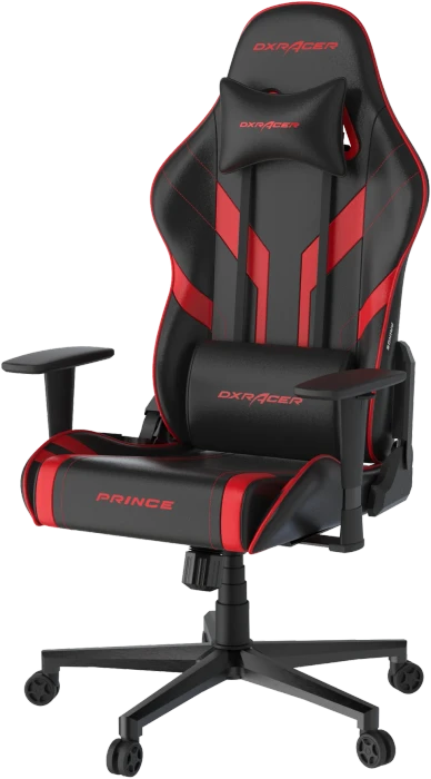 DXRacer Prince Series PM88 Gamingstuhl, schwarz/rot