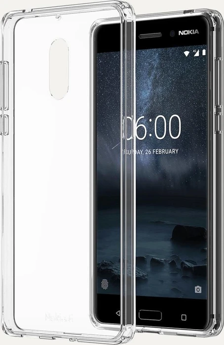 Nokia CC-703 Hybrid Crystal Case für Nokia 6 transparent