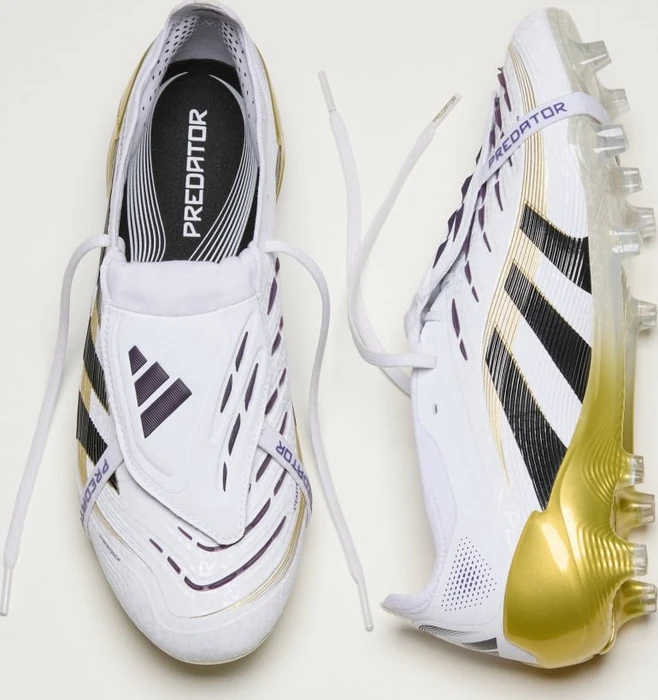 adidas Predator Elite Fold-Over Tongue FG cloud white/core black/gold metallic
