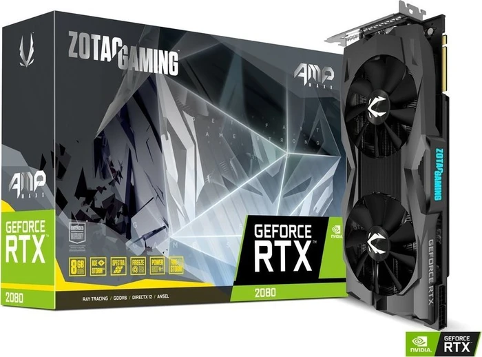 Zotac Gaming GeForce RTX 2080 AMP Maxx, 8GB GDDR6, HDMI, USB-C, 3x DP