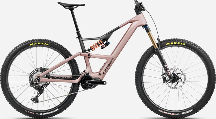Orbea Rise LT M-Team 420Wh desert rose/carbon raw Modell 2025