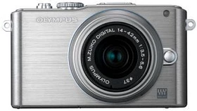 Olympus PEN E-PL3 silber mit Objektiv M.Zuiko digital ED 12-50mm 3.5-6.3 EZ