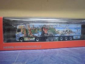 Herpa Mercedes-Benz Actros Gigaspace Kühlkoffer-Sattelzug Herpa Weltgeschichte Nr. 5.1 Die Dinosaurier