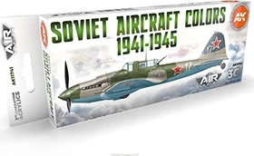 AK-Interactive 3rd Gen Acrylic Colors Soviet Aircraft Colors 1941-1945 Farbset, 8-tlg.