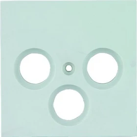 uniTEC MELBOURNE Serie 703 Abdeckung für SAT-Antennendose, silber
