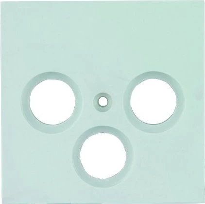 uniTEC MELBOURNE Serie 703 Abdeckung für SAT-Antennendose, silber