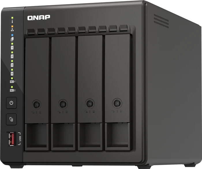 QNAP Turbo Station TS-453E-8G, 8GB RAM, 2x RJ-45 2.5GBase-T, 2x USB-A 3.1