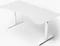 Arozzi Arena Gaming Desk Schreibtisch 160x82cm weiß/weiß Vorschaubild