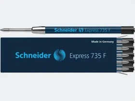 Schneider Express 735 Großraummine G2 F schwarz, 10er-Pack