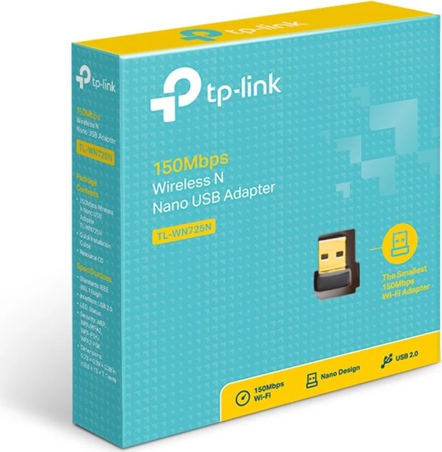 TP-Link TL-WN725N, 2.4GHz WLAN, USB-A 2.0 [Stecker]