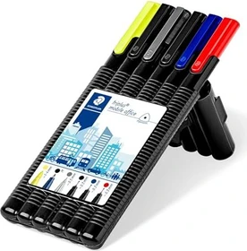Staedtler triplus mobile office schwarz/blau/anthrazit/rot