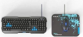 E-Blue Polygon Gaming Keyboard, schwarz, USB, UK